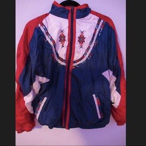 VINTAGE WILSON TENNIS WINDBREAKER COLORFUL  🌈